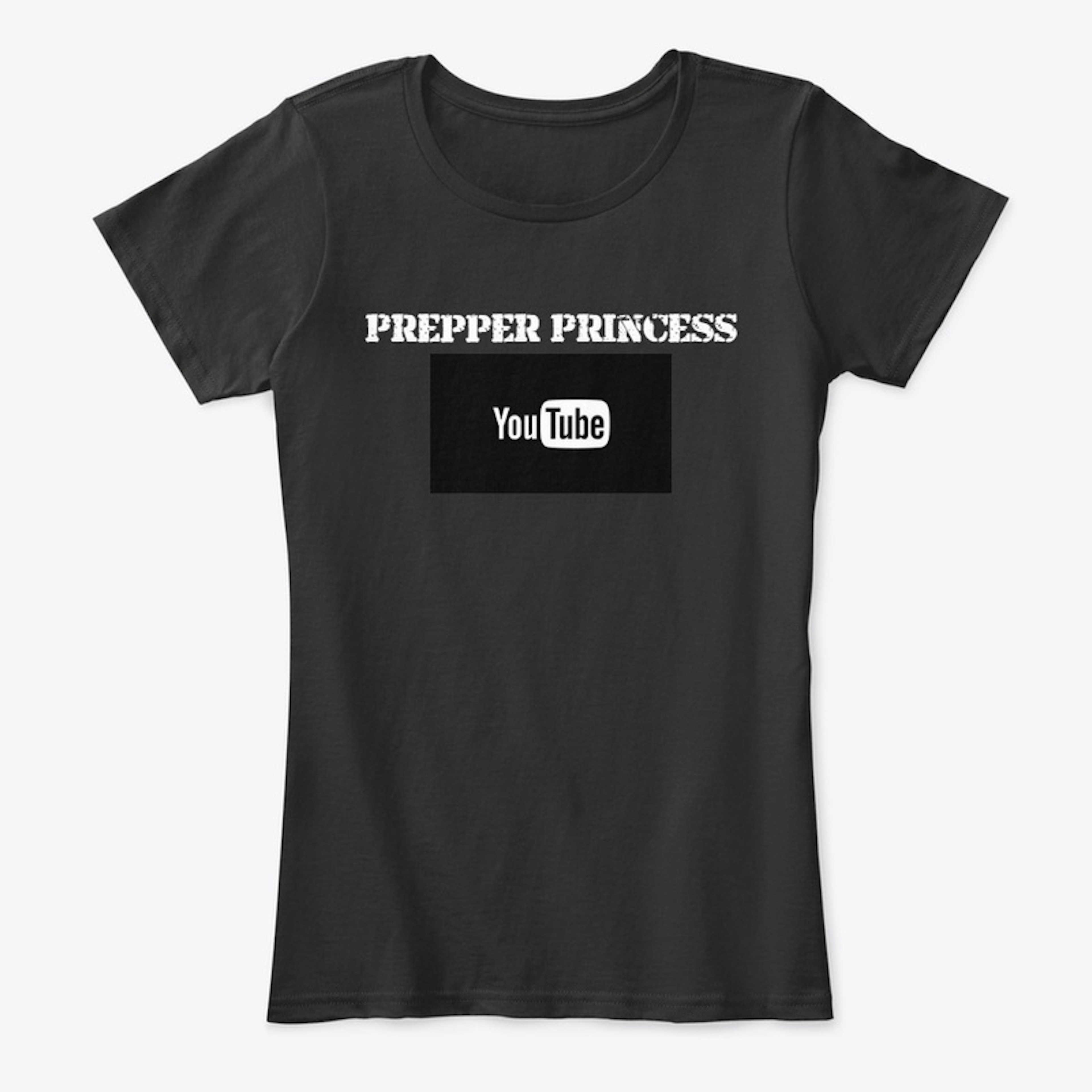 Prepper Princess Black T-shirt